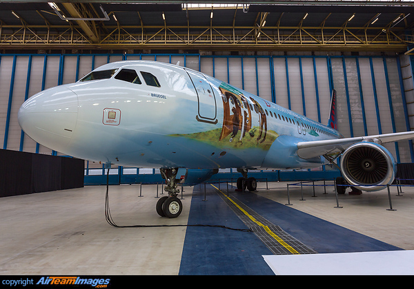 Another logojet for Brussels Airlines - Painter Bruegel Airbus A320-214