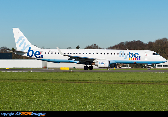 Second visit of this E195. After this visit this aircraft became all white Embraer ERJ-195