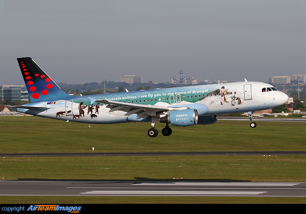 Painted in "Belgian Icons - Pieter Bruegel" special colours since May 2019. Airbus A320-214
