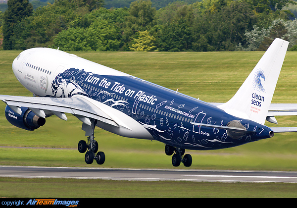 Operating for TUI (UK) to cover for their aircraft shortage caused by the worldwide grounding of the Boeing 737 8 Max Airbus A330-223