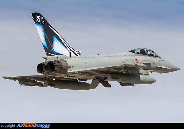 arrival at Orange Airbase AirShow 2019 Eurofighter EF-2000 Typhoon S