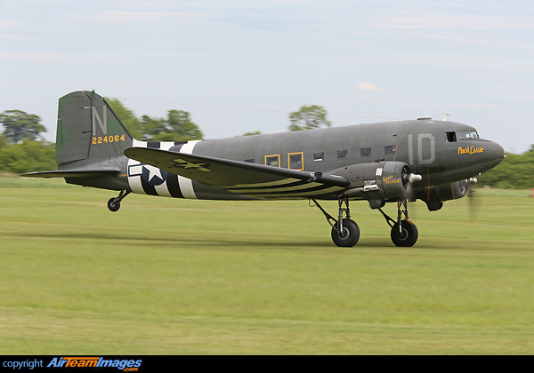 'Placid Lassie'in the UK for the D-Day 75th anniversary commemoration. Douglas C-47A Skytrain (DC-3)