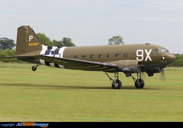This C-47 visited the UK for the D-Day 75th anniversary commemoration. Douglas C-47-DL (DC-3)