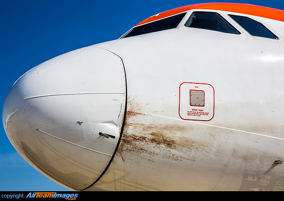 Bird strike damage Airbus A320-214