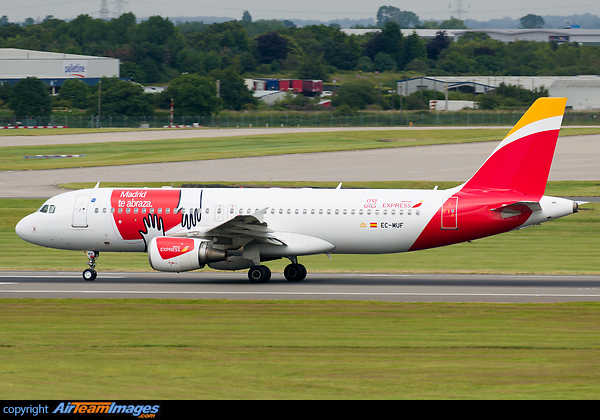 Embrace Madrid promotional scheme Airbus A320-214