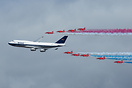 Boeing 747-436 & Red Arrows