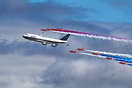 Boeing 747-436 & Red Arrows