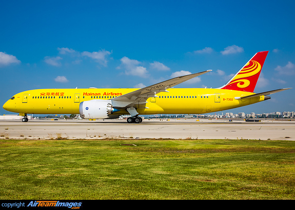 Ex Yellow Kung Fu Panda c/s Boeing 787-9 Dreamliner