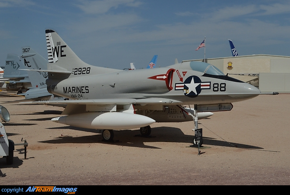 Part of the Pima Air & Space Museum collection. Douglas TA-4B Skyhawk