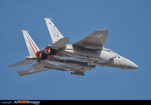 Israeli Air Force F15 Fighters Taking part in Ex 'Cobra Warrior' at RAF Waddington McDonnell Douglas F-15D Eagle