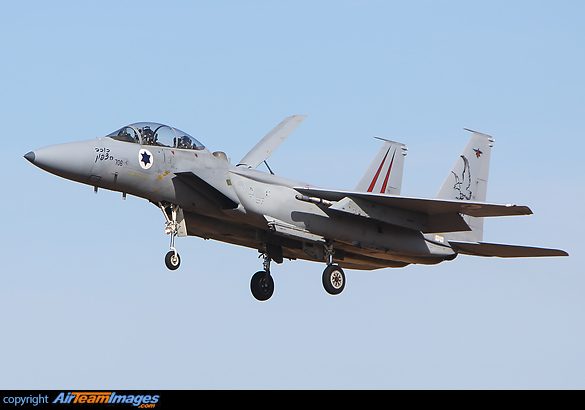 Israeli Air Force F15 Fighters Taking part in Ex 'Cobra Warrior' at RAF Waddington McDonnell Douglas F-15D Eagle