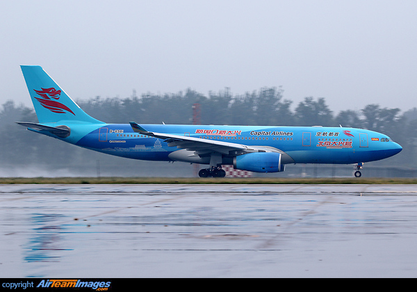 The special painting about Beijing Daxing International Airport Airbus A330-243