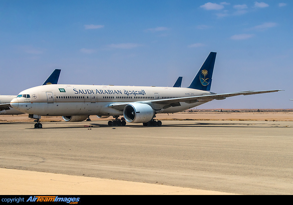 stored at Riyadh Boeing 777-268/ER