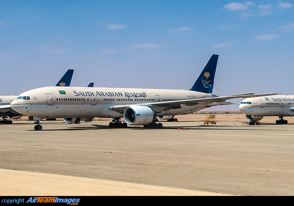 stored at Riyadh Boeing 777-268/ER