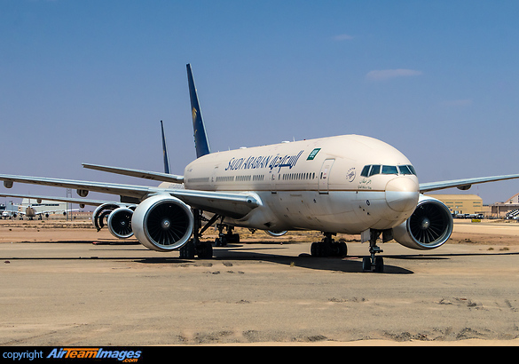 stored at Riyadh Boeing 777-268/ER