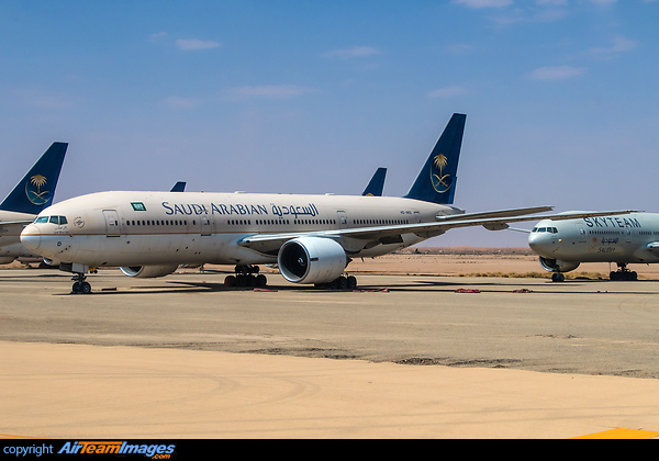 stored at Riyadh Boeing 777-268/ER