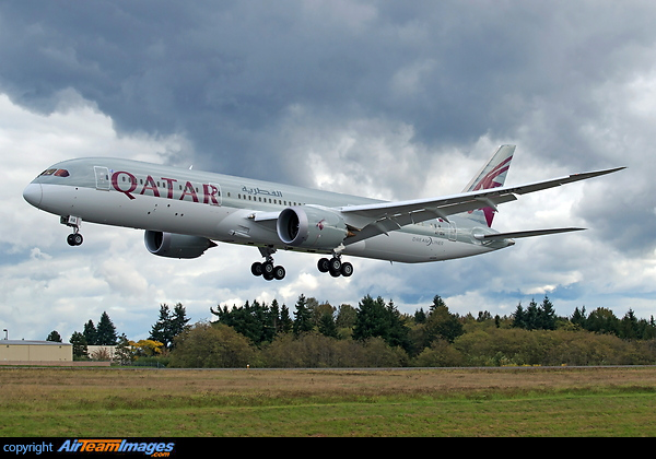 Qatar Airways' first Boeing 787-9 Dreamliner Boeing 787-9 Dreamliner