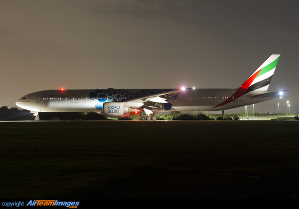 Lining up for takeoff Boeing 777-31H/ER
