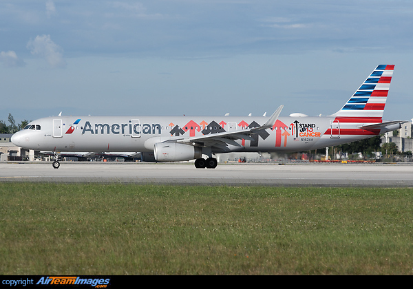 "Stand up to cancer" special livery Airbus A321-231