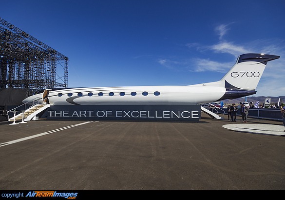 All new Gulfstream G700 showcased at the 2019 NBAA Gulfstream G700