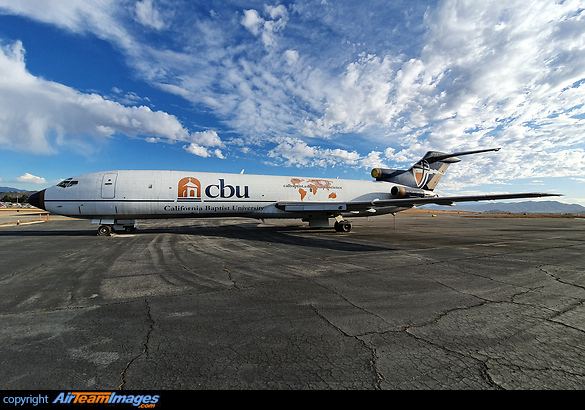 Former FedEx cargo plane which was donated to California Baptist University on January 10th, 2013. Boeing 727-233/Adv(F)