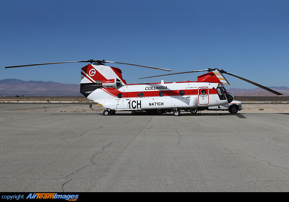 Former US Army 90-0198/00198 converted from ex CH-47C 76-22682
In service with Columbia since March 2014. Boeing CH-47D Chinook