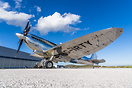 The Silver Spitfire making at stop in Athens while on its tour around ...