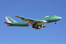 Primer test flights after heavy maintenance and prior to repainting.