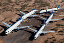 Former Delta Airlines being scrapped. In the picture:

N136DL
N127D...