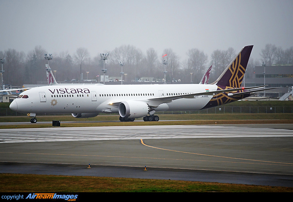 Vistara's first Boeing 787-9 Dreamliner Boeing 787-9 Dreamliner