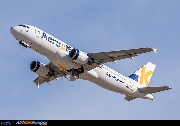 Aero K is a new Koren airline using ex-Alaska Airlines A320's (Formally Virgin America's A320's) Airbus A320-214