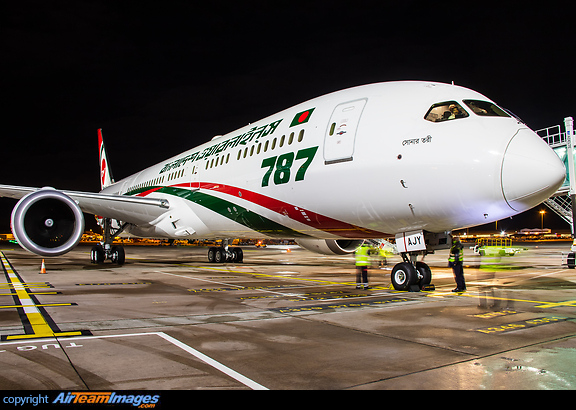 Inaugural Manchester to Dhaka service Boeing 787-9 Dreamliner
