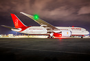 Mahatma Gandhi's portrait on the tail of this Air India 787-8