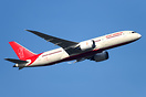 Mahatma Gandhi's portrait on the tail of this Air India 787-8