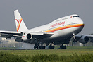 Seen here having a bumpy landing at Schipol