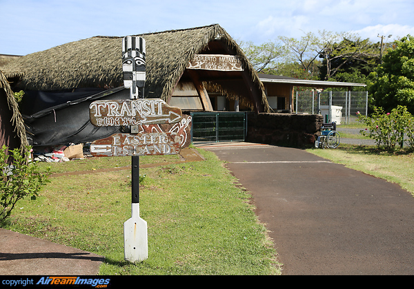 Terminal building, Mataveri Airport, Easter Island. Mataveri Airport