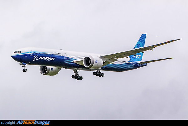 First Flight Landing Boeing 777-9X