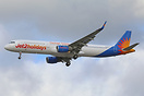 First Airbus A321 in the full Jet2 livery.