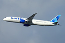 United Airlines first Boeing 787-9 Dreamliner wearing the latest colou...