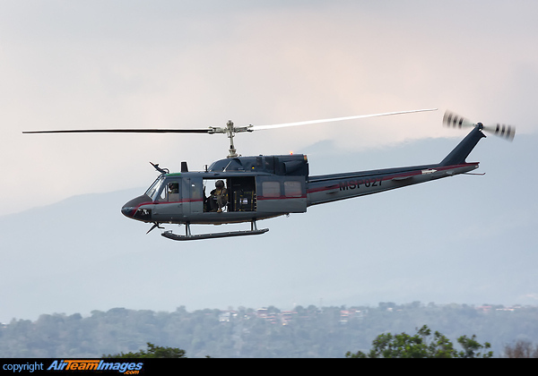 One of the three UH-1 donated by the US Government to the Ministry of Public Security Bell UH-1 Iroquois
