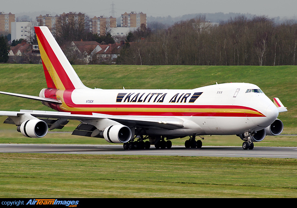 Repatriation flight with 130 British passengers on board from from the coronavirus-hit Grand Princess cruise ship, arriving at Birmingham from Oakland, USA. Boeing 747-4B5F(SCD)