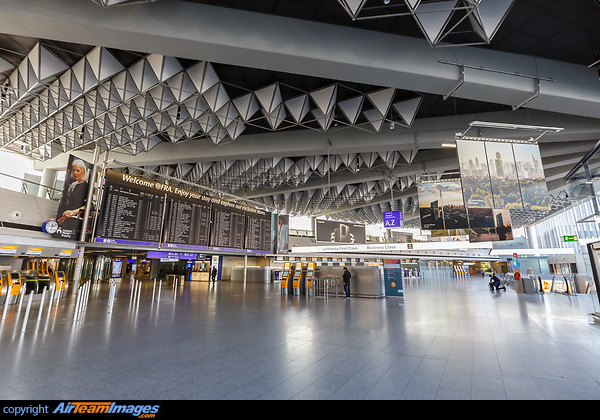 Empty Terminal 1 of Frankfurt Airport during the Coronavirus crisis Frankfurt Main Airport