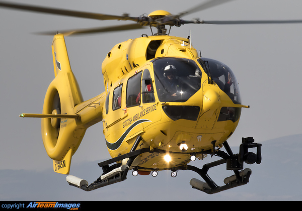 Heading out on another job as Helimed 05 Airbus Helicopters H145