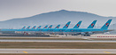 parked A380s and 747s in ICN due to the Corona virus crisis