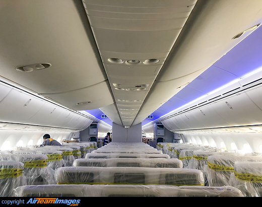 Hainan Airlines Boeing 787-9 Dreamliner economy class converted for pure cargo usage to carry 6 tons of N95 masks to LAX Boeing 787-9 Dreamliner
