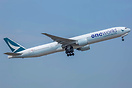 OneWorld livery, taking off