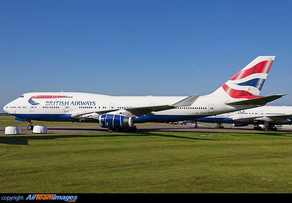 Withdrawn from the BA fleet and stored at Kemble for storage and parting out by ASI Boeing 747-436