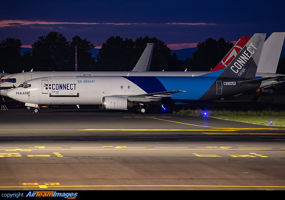 Ex PR-CND. Connect Cargo ceased operations In February 2020.
Aircraft now stored at Montpellier Airport.
New registration applied for Vallair. Boeing 737-4H6(SF)