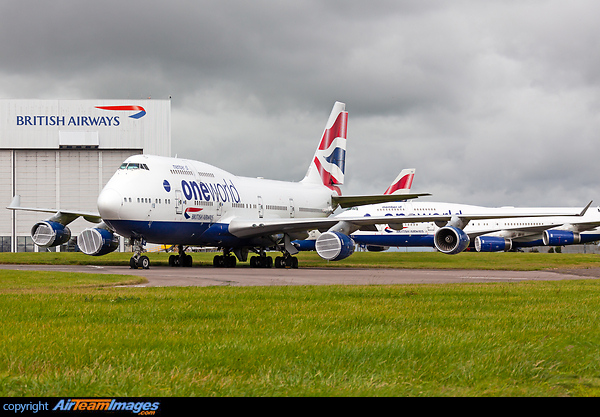 Retired from the BA fleet all 747's are withdrawn due to Covid-19 virus out break and a number of them sit in storage at Cardiff Boeing 747-436