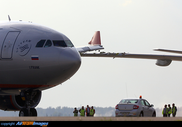 Suffered substantial wing damage during a ground incident involving a Royal Flight Boeing 777-300ER VP-BGK. Airbus A330-343X